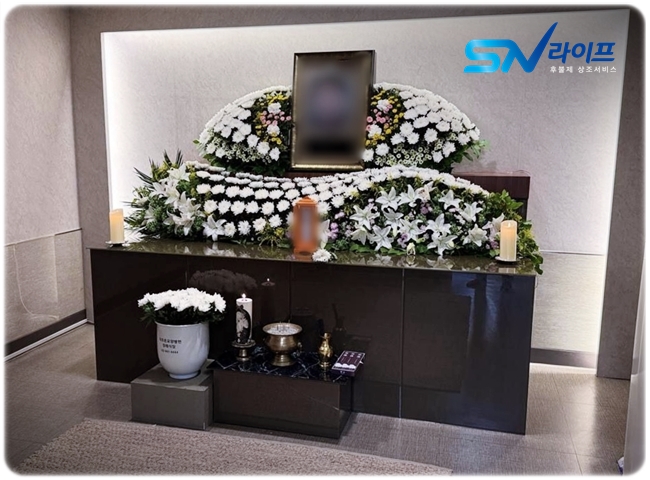 더조은요양병원장례식장 분향실