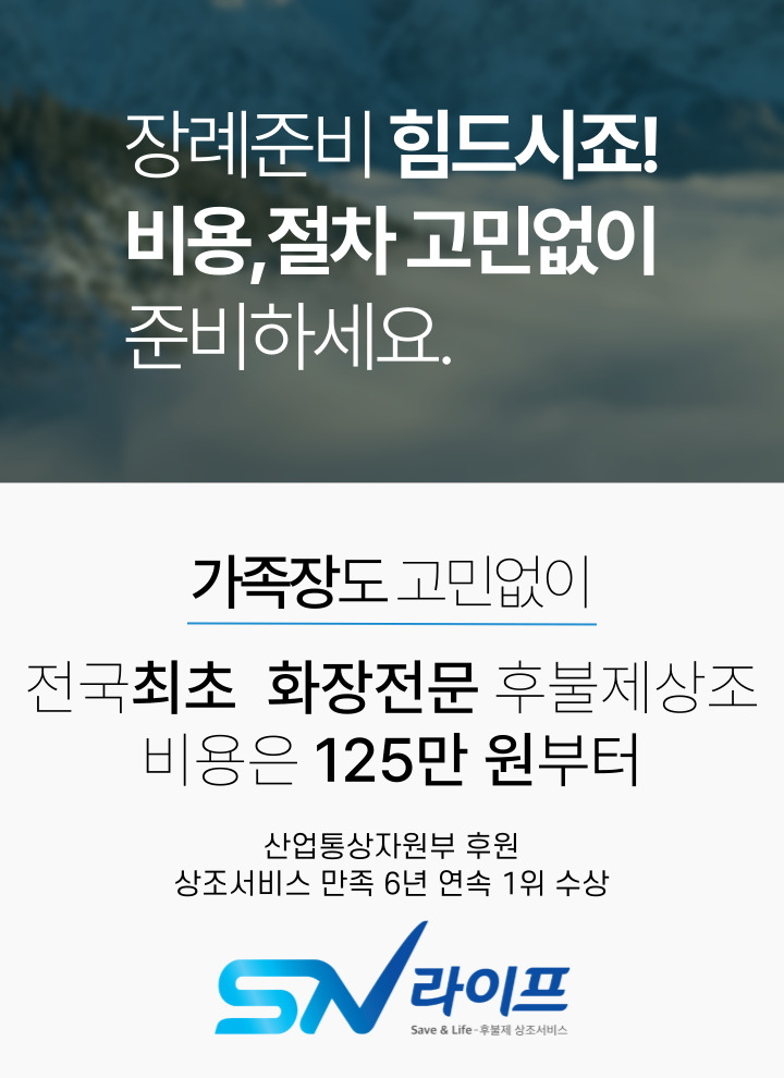 장례준비125만원