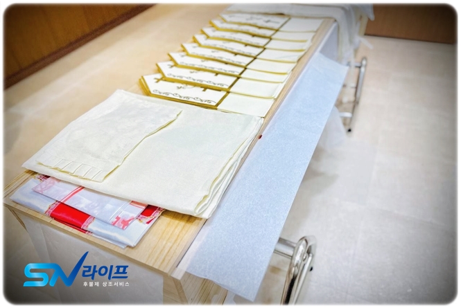 좋은강안병원장례식장 1호실 기독교장례 진행