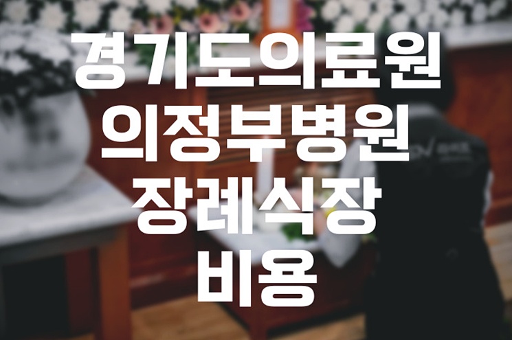 경기도의료원 의정부병원 장례식장 장례비용 절감 실전 체크리스트