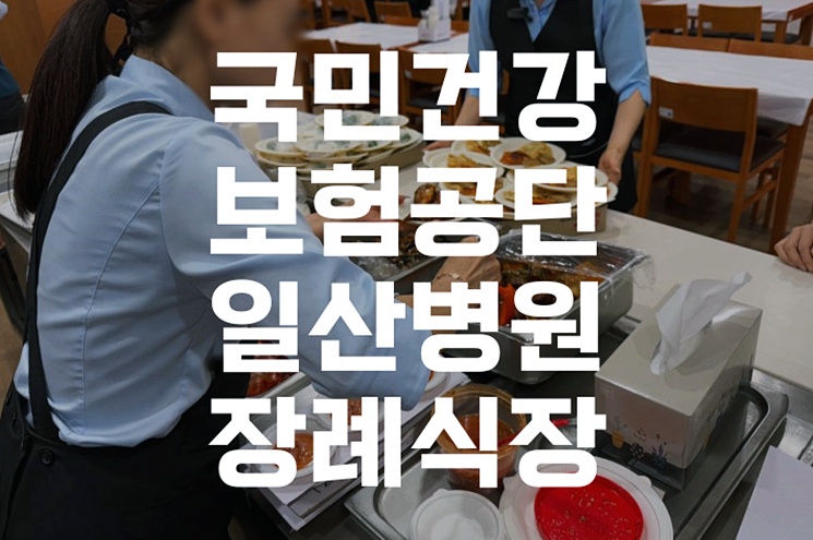 국민건강보험공단일산병원장례식장 가족장 이용 후기 비용과 빈소 예약