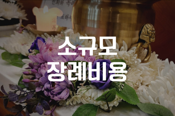 소규모 장례 비용 절차 마음까지 챙기는 작은 장례 안내서