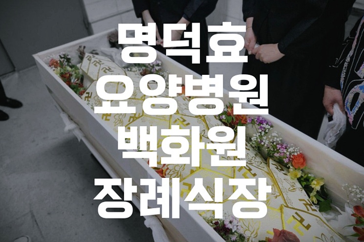 명덕효요양병원백화원장례식장 발인부터 장지 이동까지 준비 팁