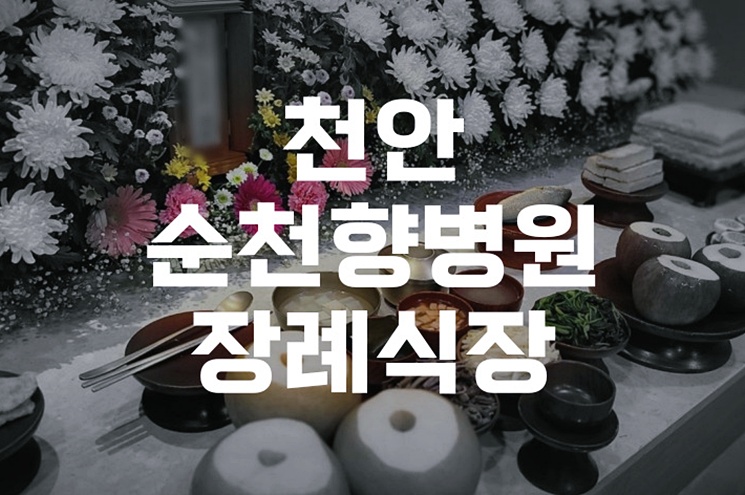 천안순천향병원 장례식장 빈소·음식·용품별 3일장 비용 비교