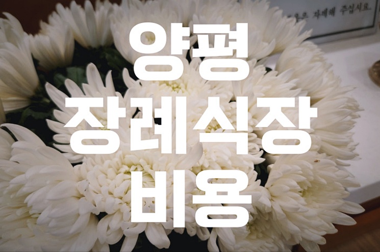 양평장례식장 비용 추천 가격과 상조 서비스 현명하게 고르는 법