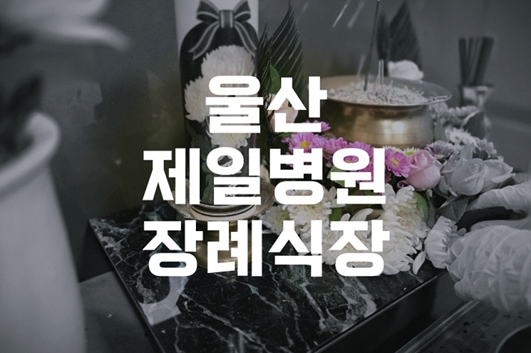 울산제일병원장례식장 가족장례식 비용 절차 준비 가이드