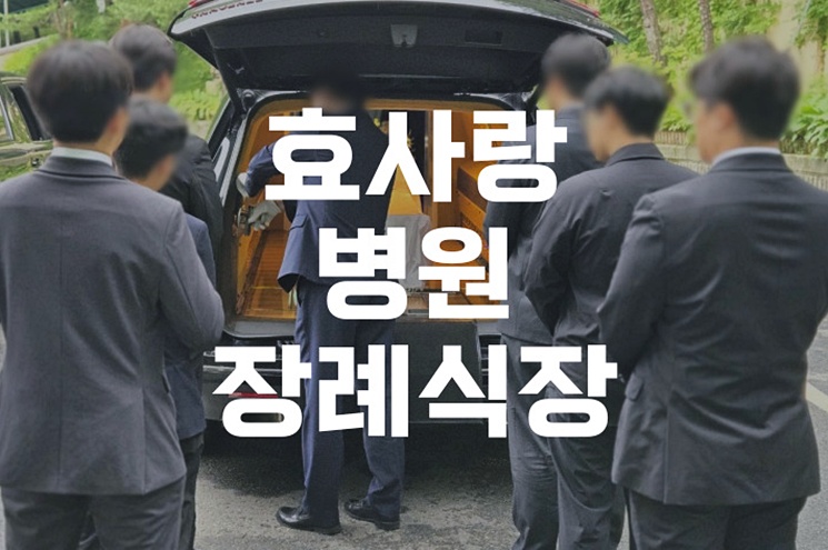 효사랑병원장례식장 장례식 절차, 처음이라면 이것부터 알아보세요