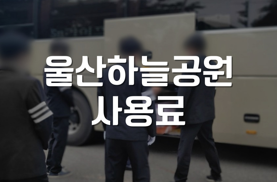 울산하늘공원 사용료 비교 관내·관외·타지역 한눈에 보기