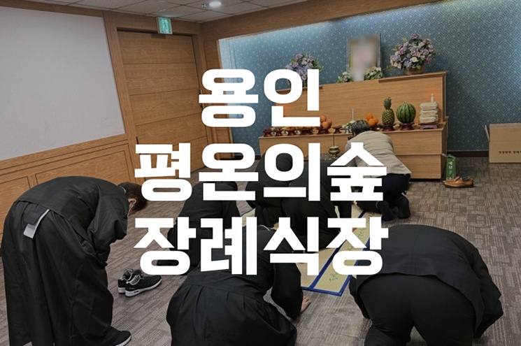 용인평온의숲장례식장 무빈소장례 준비 꿀팁 공유