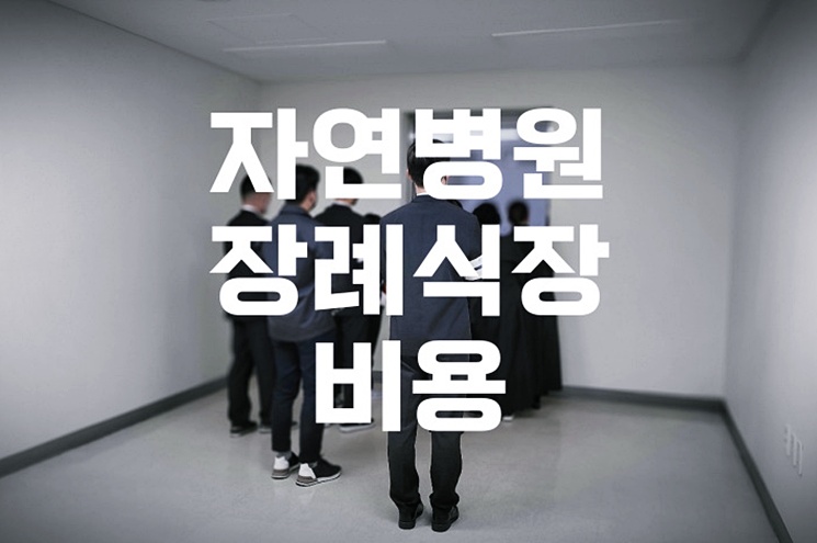 자연병원장례식장 비용 음식 주차 마음이 무거워진 순간